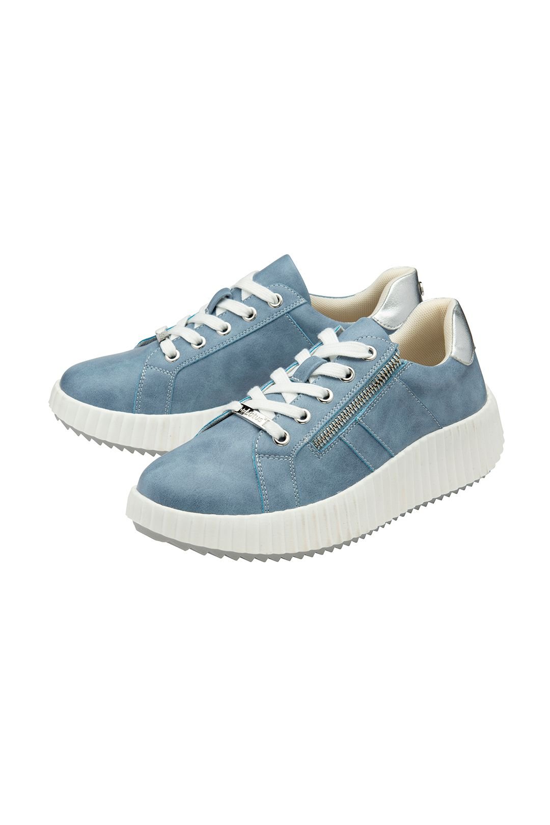 Lotus Lotus Women's 'Kora' Zip-Up Fashion Trainers in Blue - 2