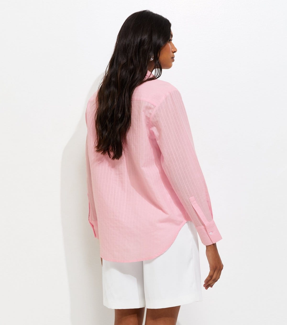 New Look Women's Pink Stripe Long Sleeve Shirt New Look - 4