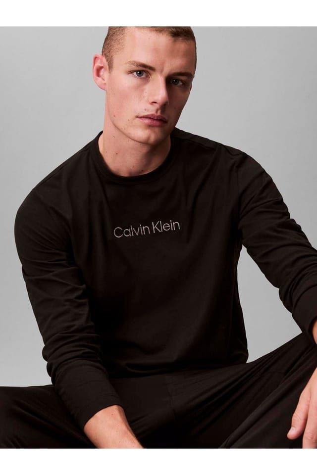 Calvin Klein Calvin Klein Men's L/S Crew Neck Black - 3