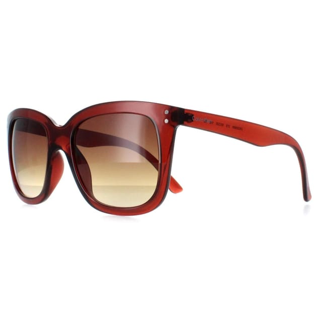 Calvin Klein CALVIN KLEIN Women's Square Transparent Brown Brown Gradient CK22550S - 2