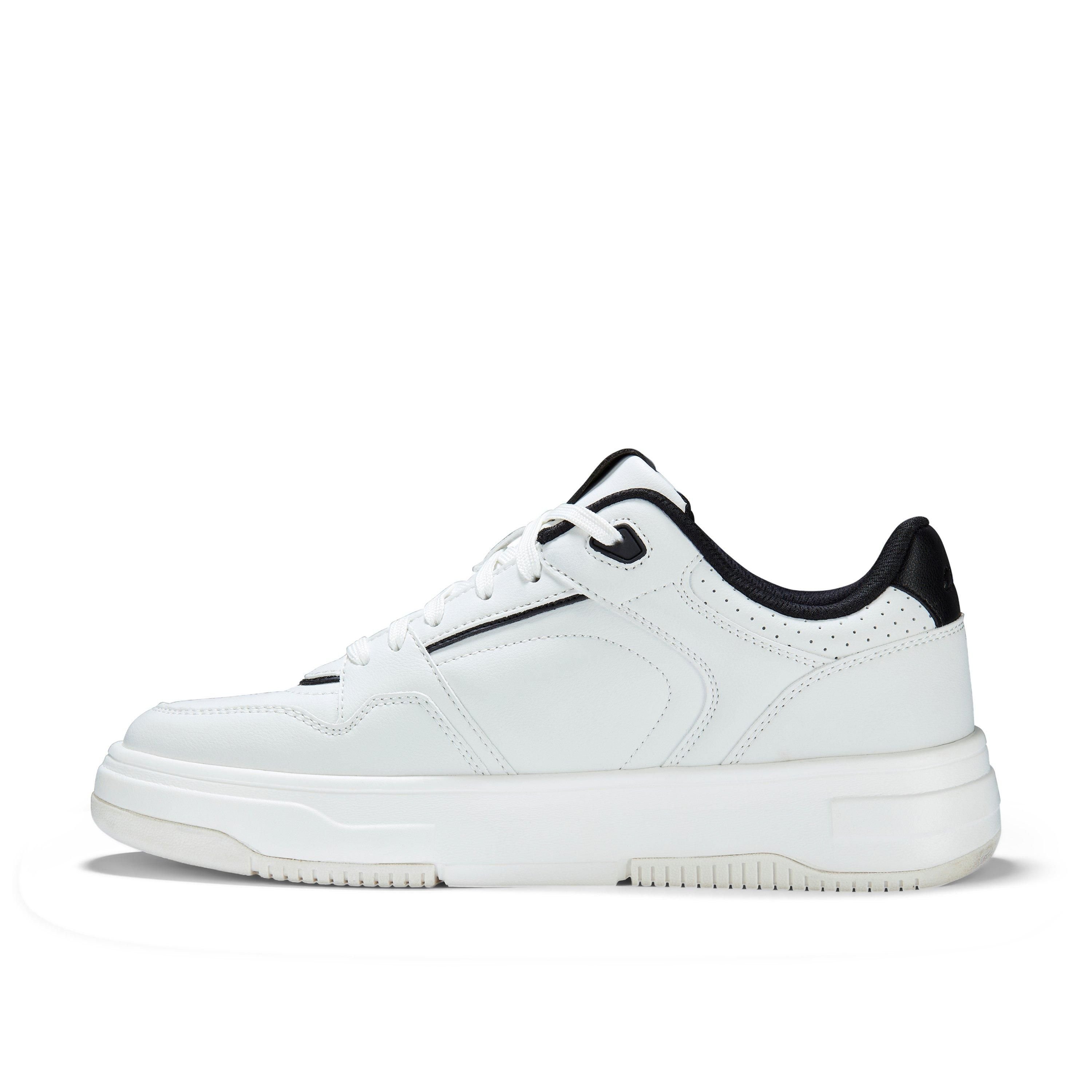 Clarks Clarks Men's Elham Lace White Combination Trainers, Lace Up - 2