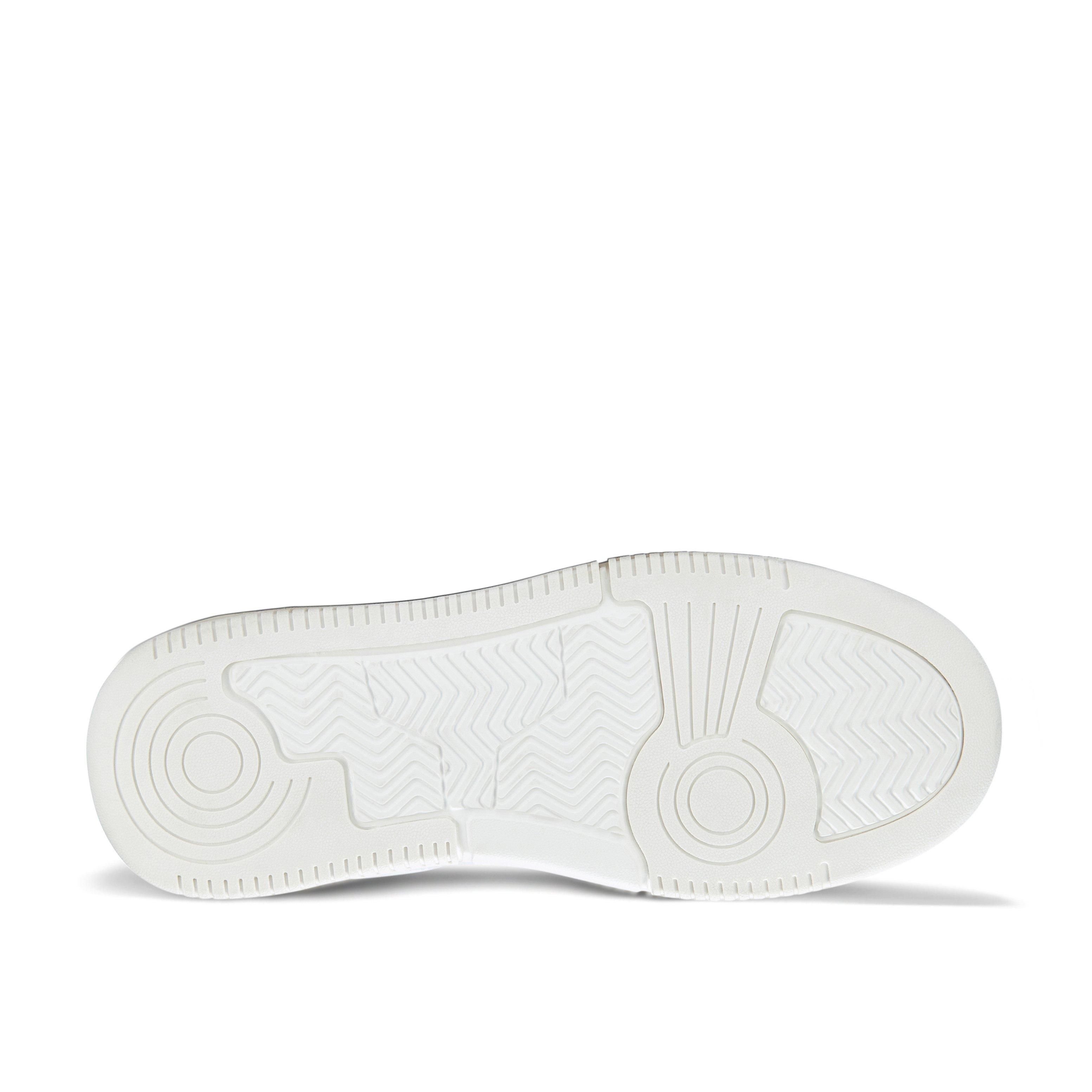 Clarks Clarks Men's Elham Lace White Combination Trainers, Lace Up - 3