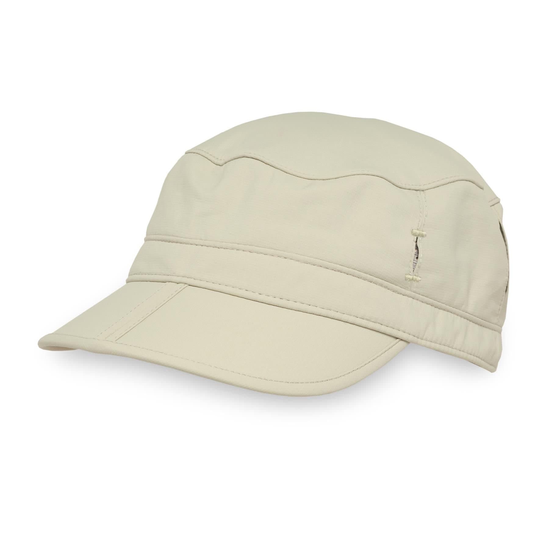 Sunday Afternoons Sunday Afternoons Men's 'Sun Tripper' UPF 50+ Foldable Cap with Sunglass Lock in Cream