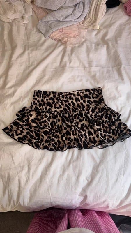 Shein Leopard print skort 🐆