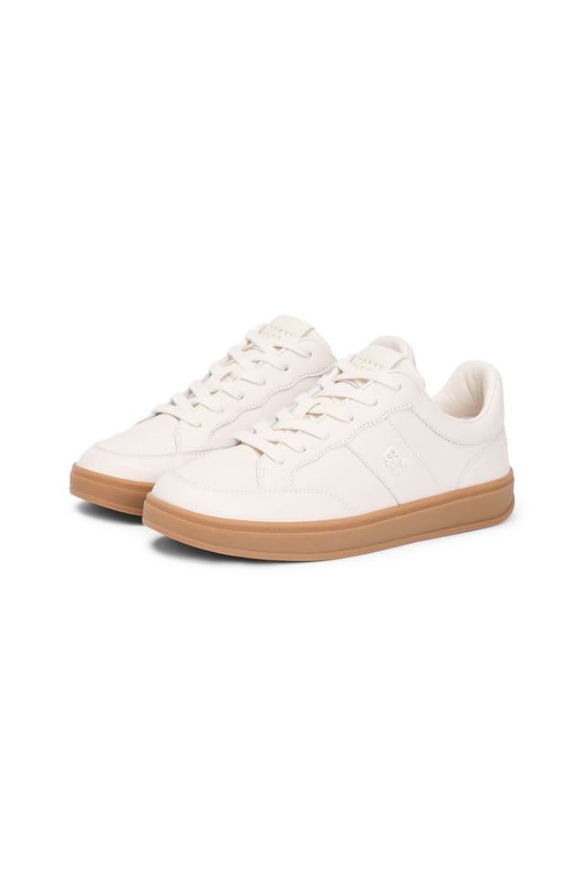 Tommy Hilfiger Tommy Hilfiger Women's TH Heritage Court Sneaker Ltr Soft Cream - 2