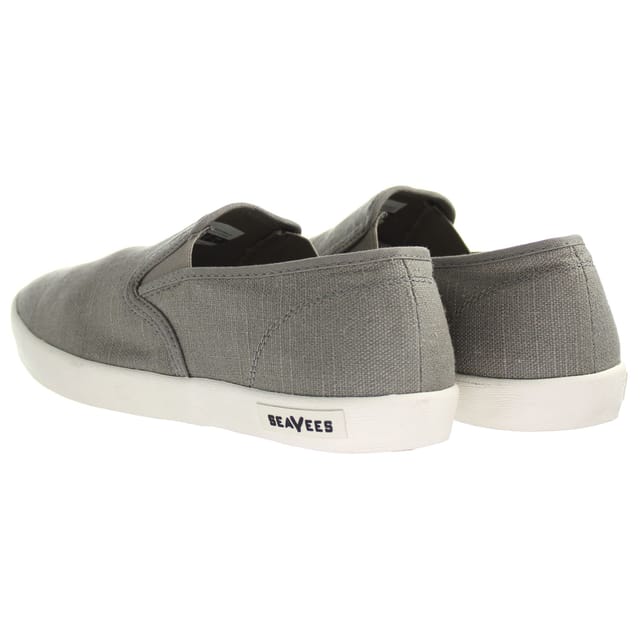 Seavees Seavees Men's Baja Slip On Standard Slip-On Grey Synthetic Shoes - 3