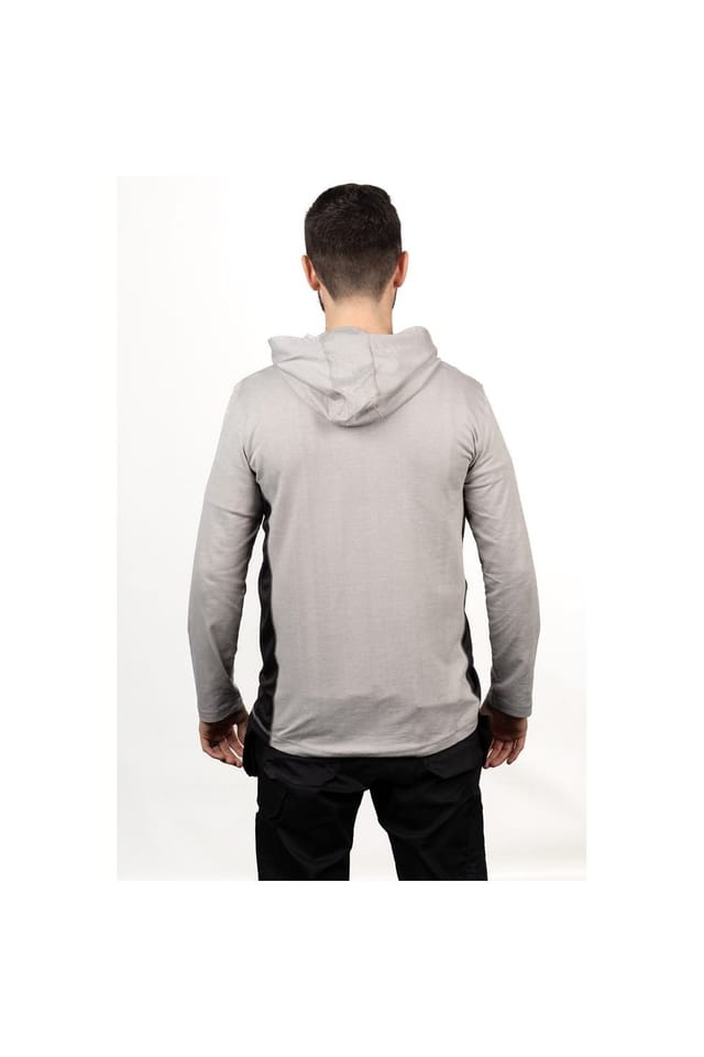 Caterpillar Caterpillar Men's Coolmax Quarter Zip Hoodie in Grey - 2