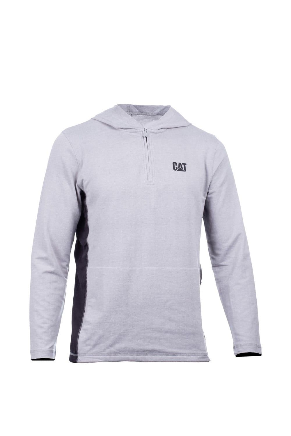 Caterpillar Caterpillar Men's Coolmax Quarter Zip Hoodie in Grey - 4