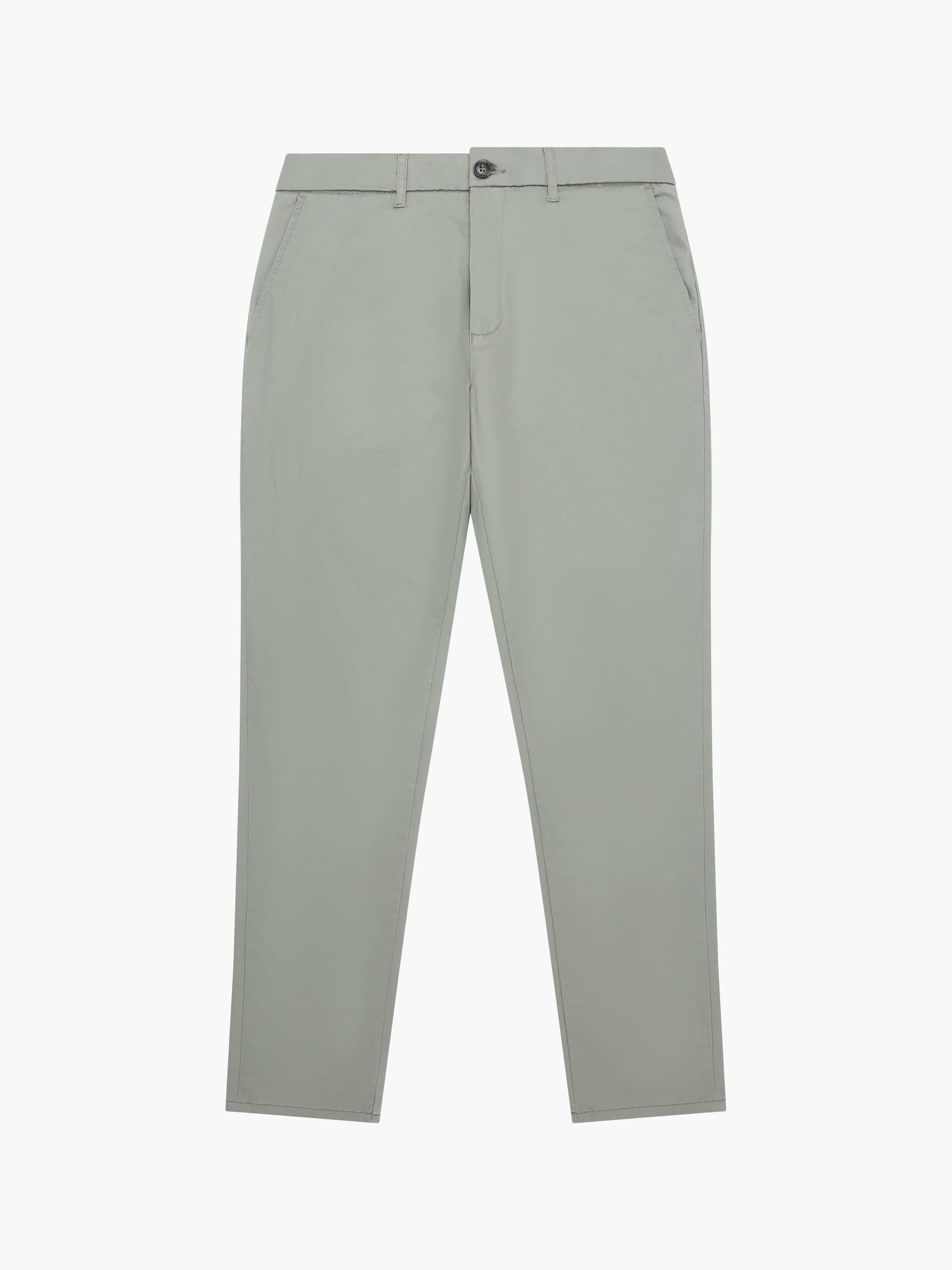 French Connection Cotton Stretch Chino Reg Fit Sage Green 34 Inch