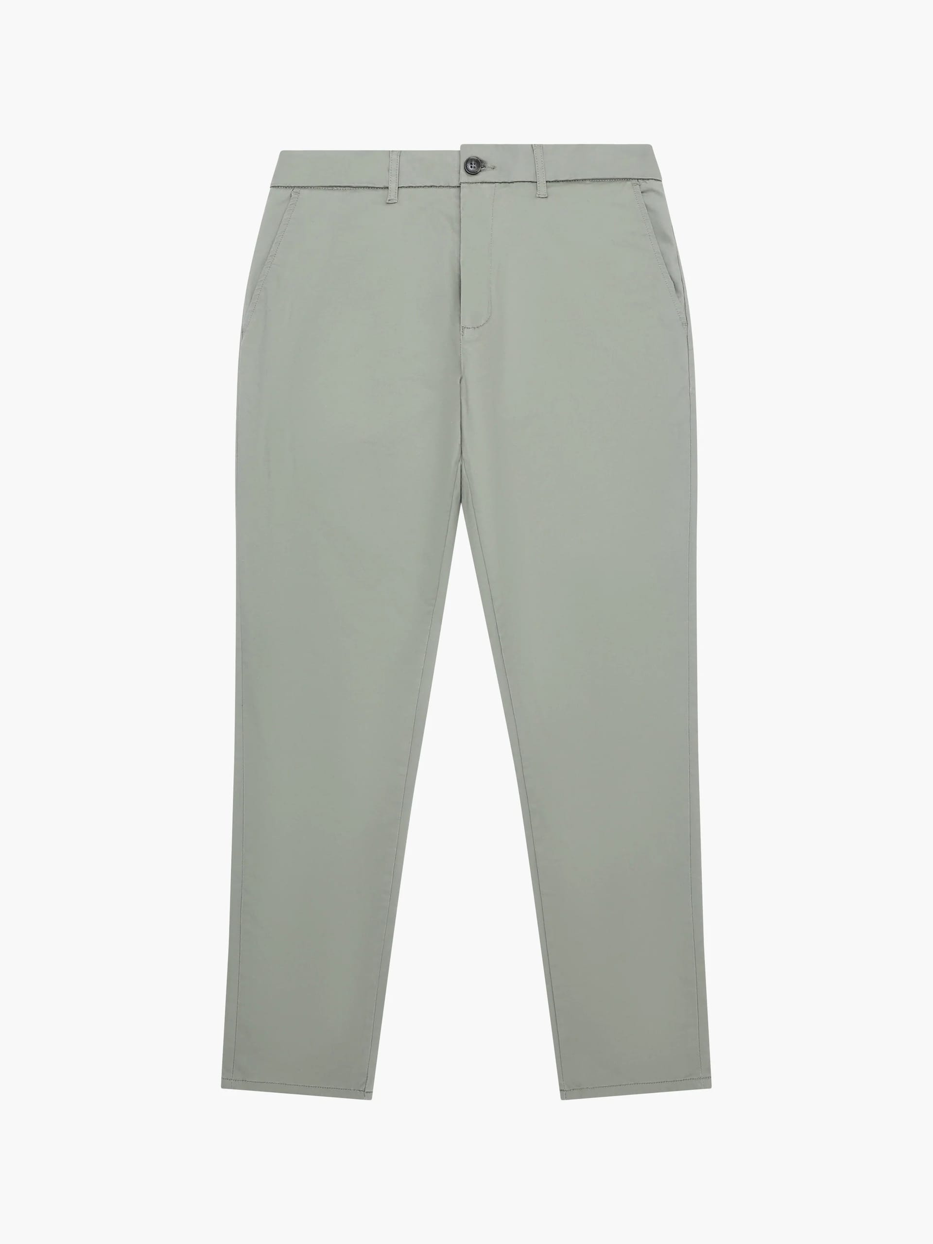 French Connection Sage Green Cotton Stretch Chino Pants