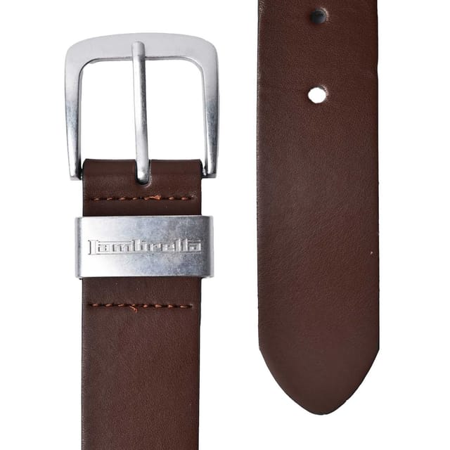 Lambretta Lambretta Men's Leather Lined Belt in Dark Brown - 3
