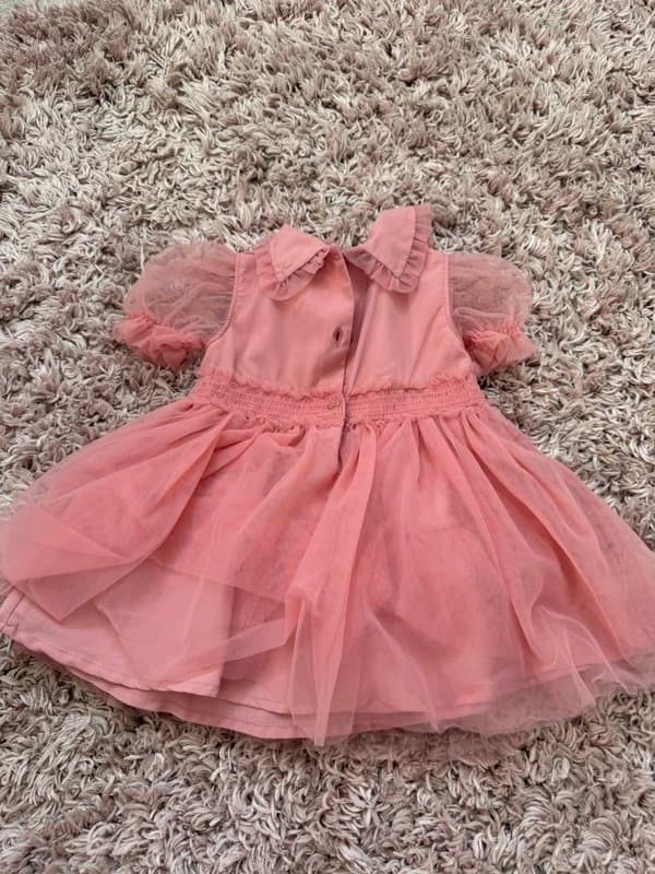 Next Baby girls gorgeous pink dress 6-9 months