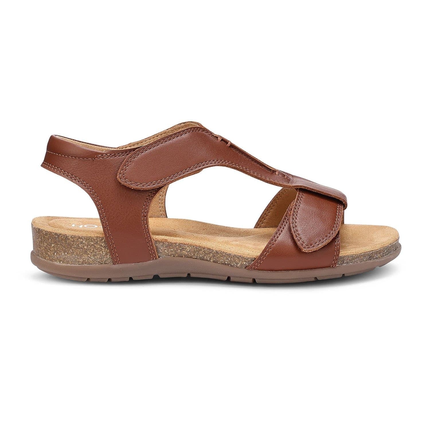 Hotter Hotter Women's Wide Fit 'Rysy' Sandals in Tan