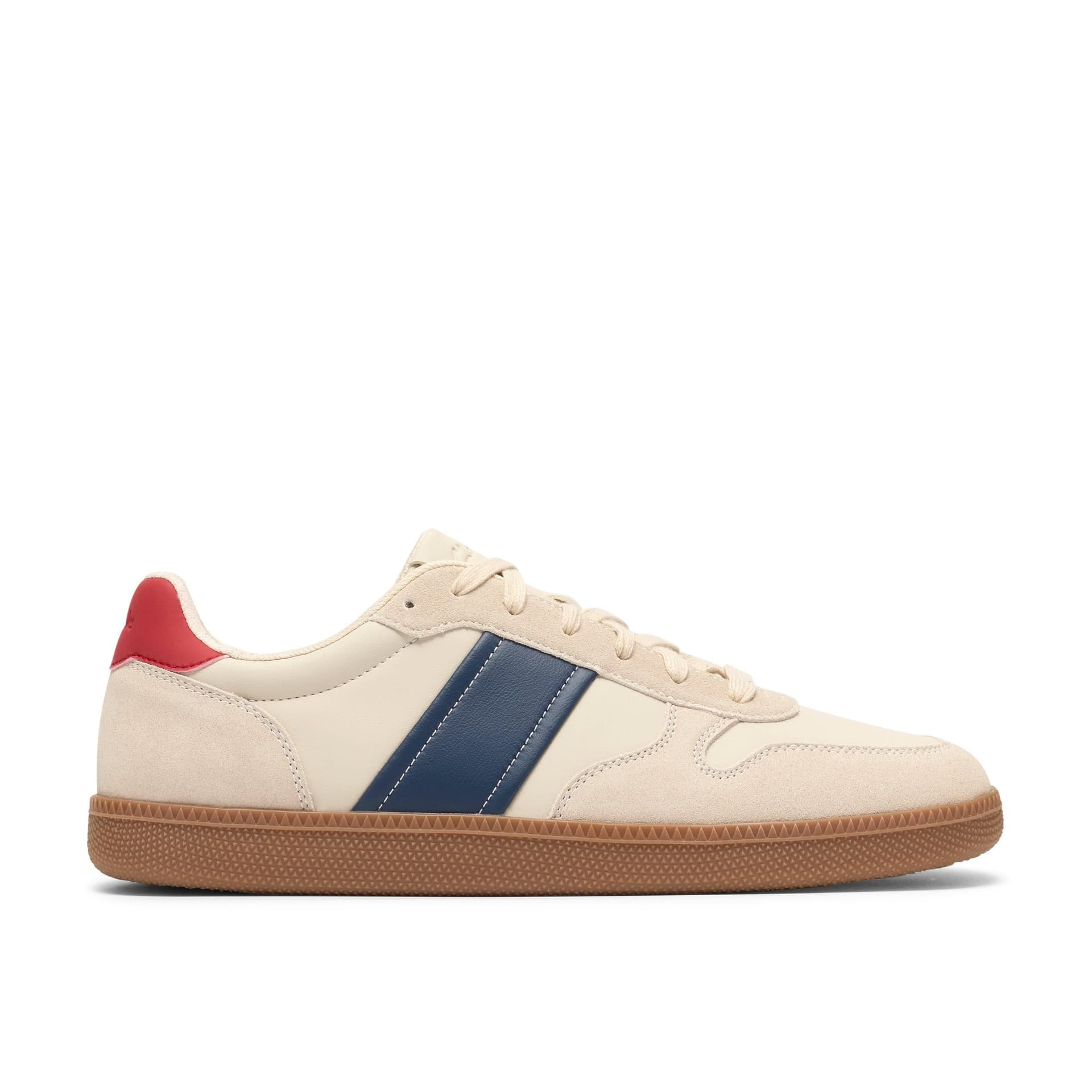 Clarks Clarks Men's Fosse Lo Sand Combination Trainers, Lace Up in Beige
