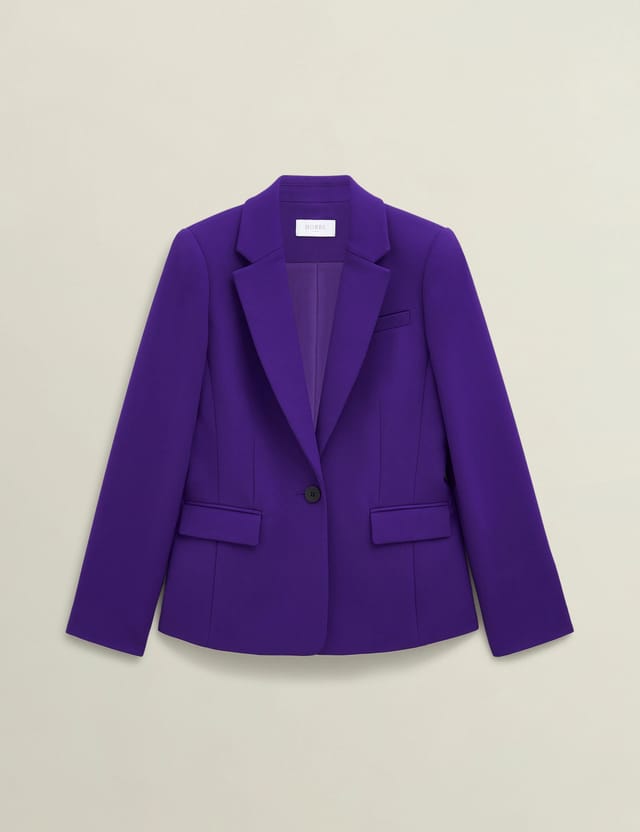 Hobbs London Hobbs London Women's Sami Jacket in Violet - 2
