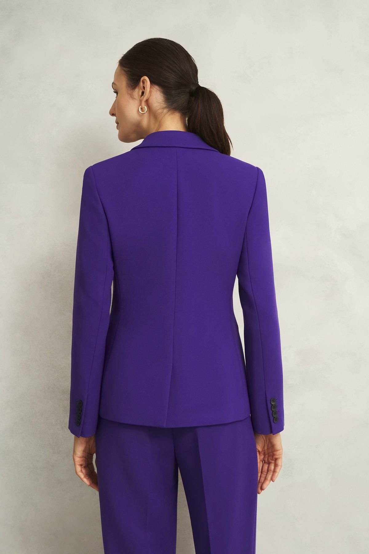 Hobbs London Hobbs London Women's Sami Jacket in Violet - 4