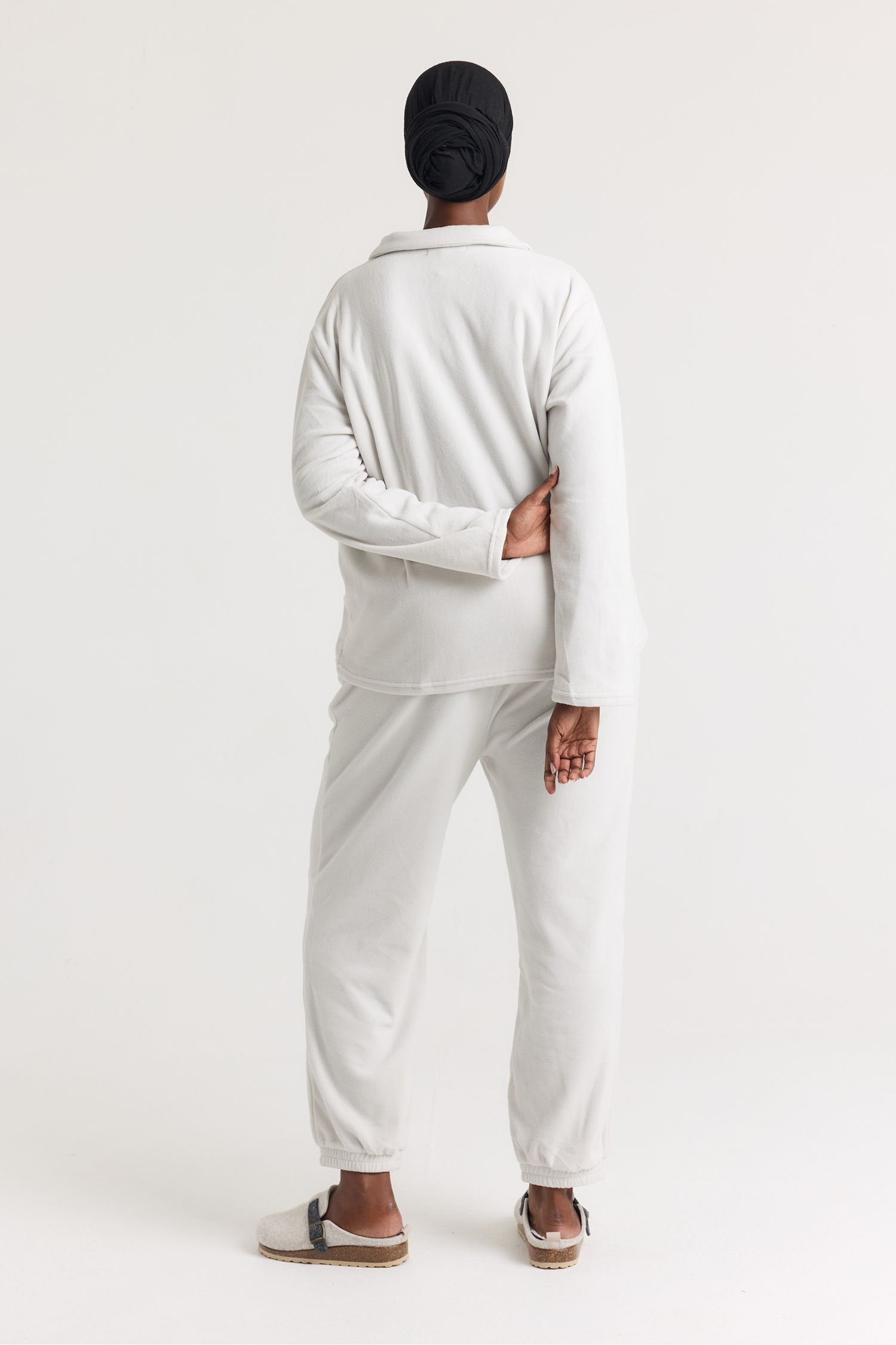 Pretty You London Pretty You London Women's Fleece Lounge Set in Stone - 3