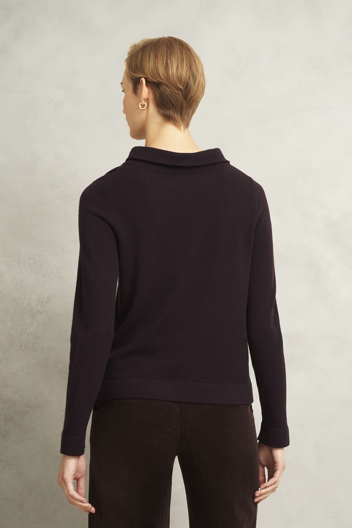 Hobbs London Hobbs London Women's Audrey Jumper in Dark Brown - 4