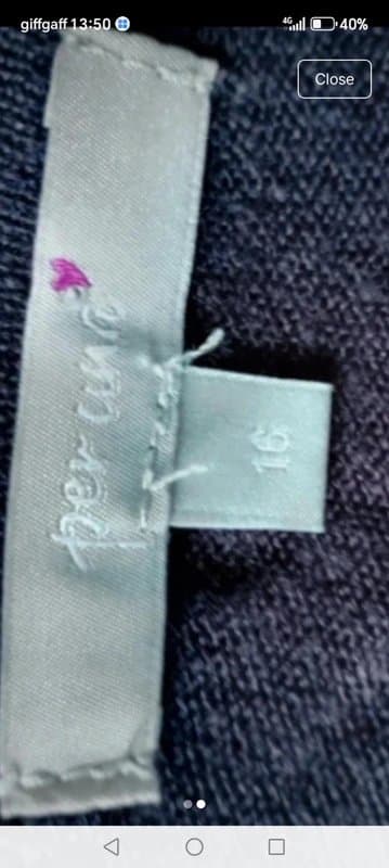 Per Una Ladies size 16 per una m&s blue purple knitted jumper top