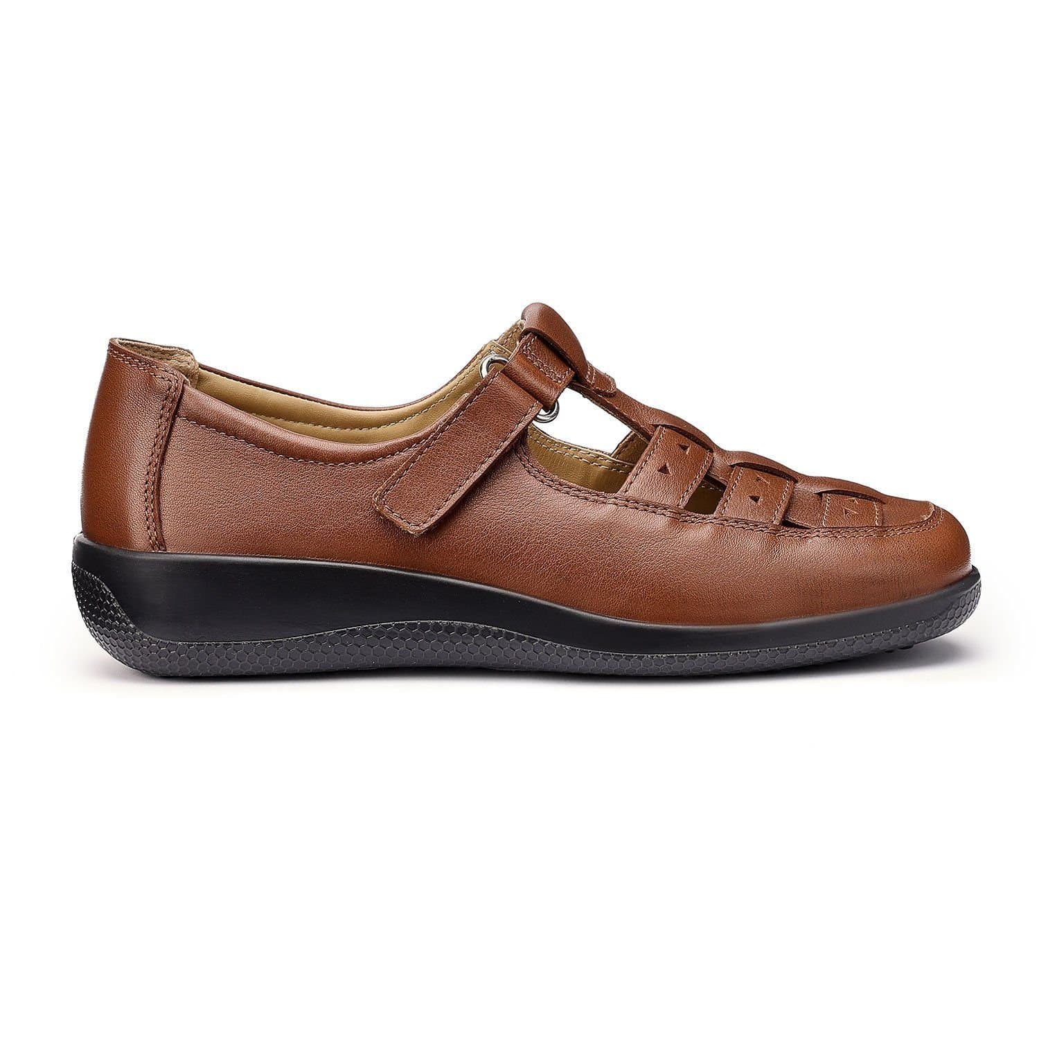 Hotter Hotter Women's 'Teagan' Fisherman Style Shoes in Tan