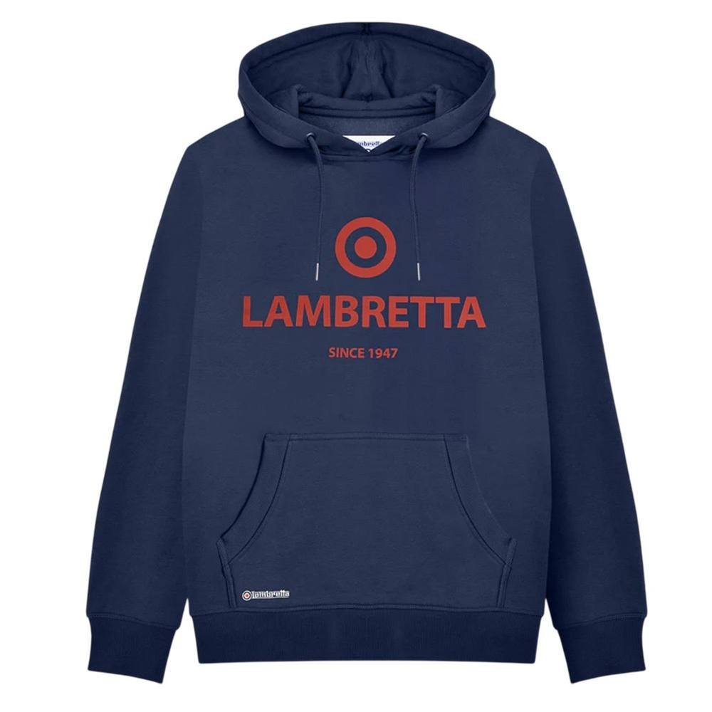 Lambretta Lambretta Men's Target Logo Hoodie in Dark Navy - 3