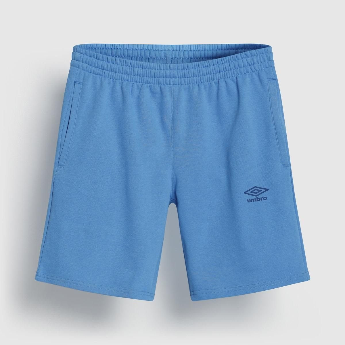 Umbro Umbro Men's Fleece Logo Casual Shorts in Blue - 1