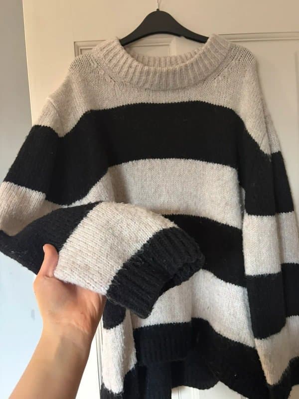 ASOS ASOS design striped knitted jumper