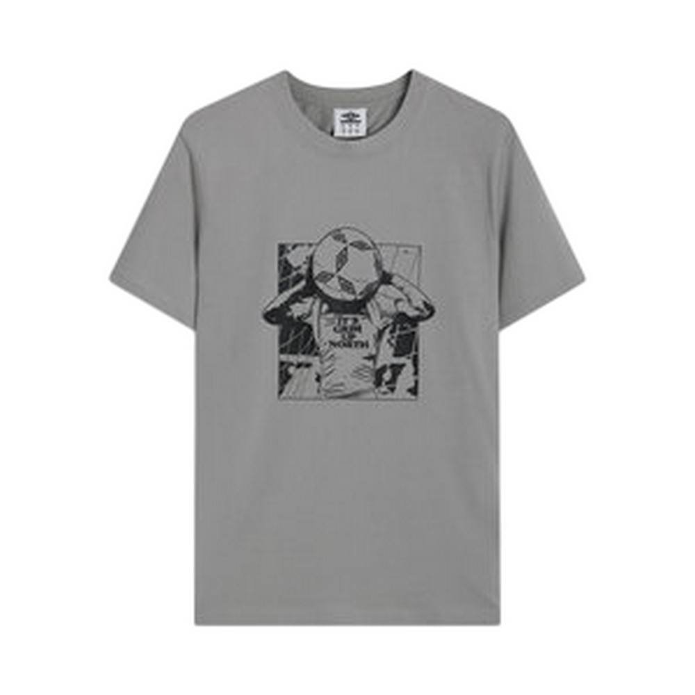 Umbro Umbro Men's Up North Graphic T-Shirt in Light Grey - 2