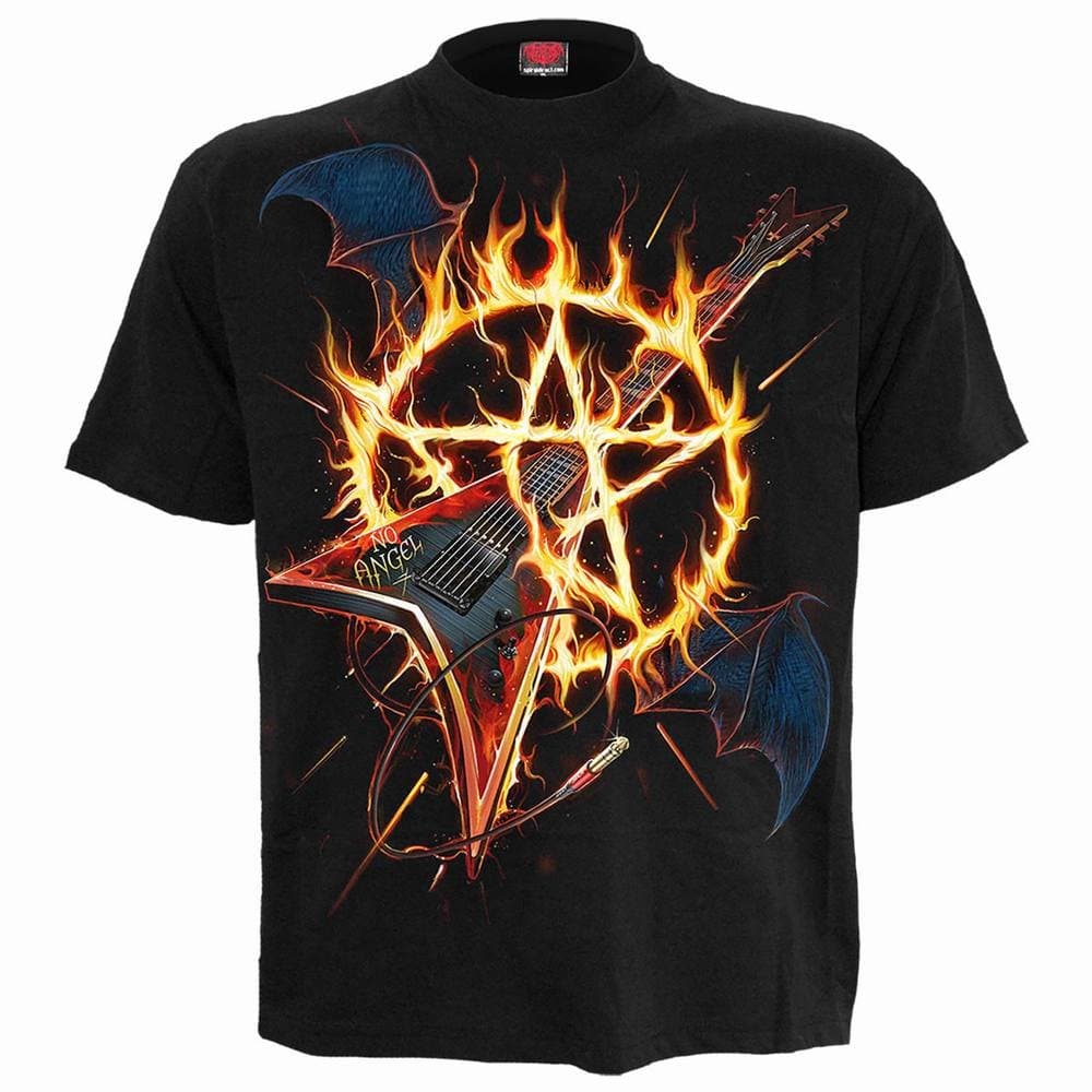 Spiral Direct Spiral Direct Men's Hot Metal T-Shirt in Black