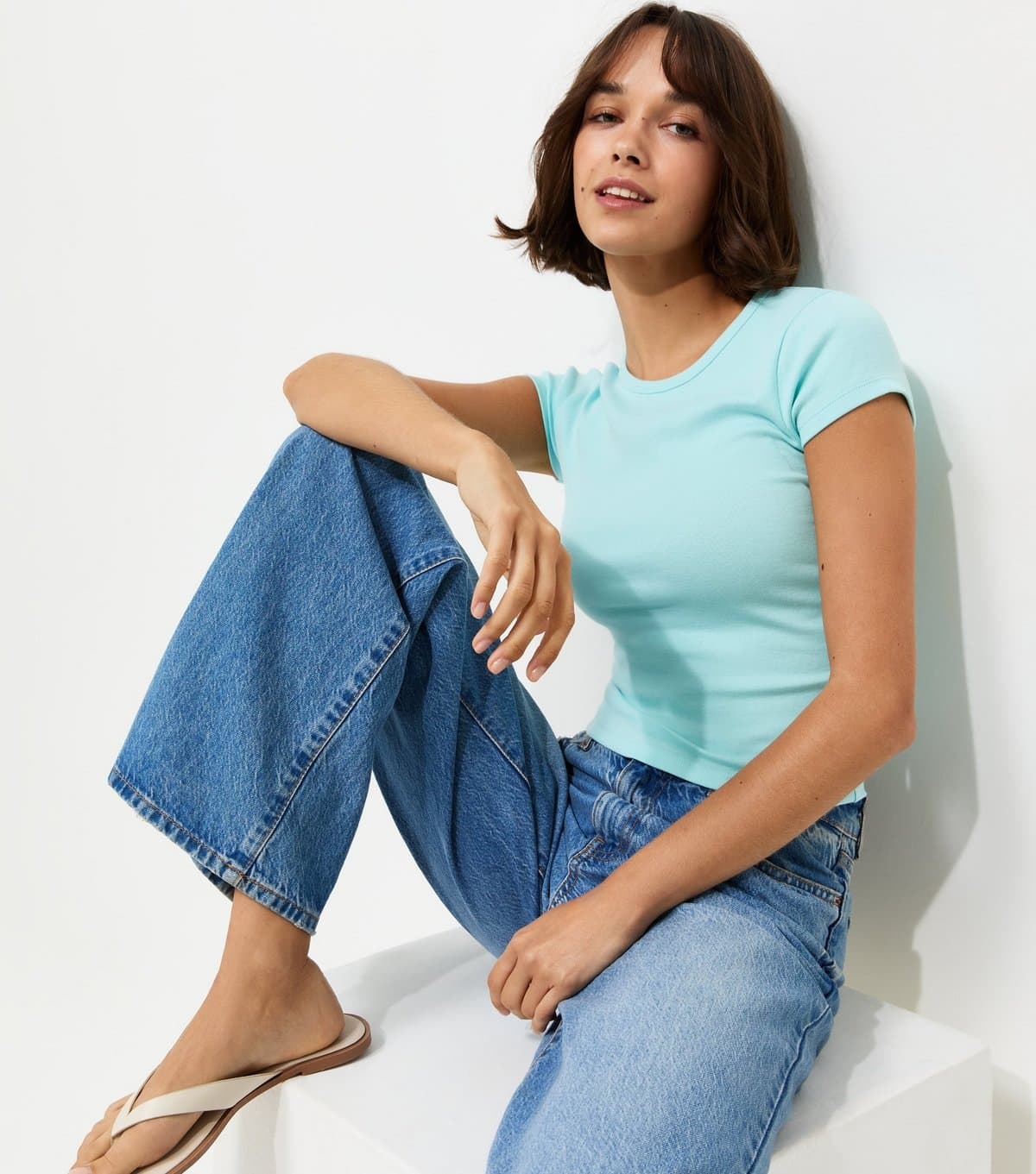 New Look New Look Mint Green Baby Tee T-Shirt
