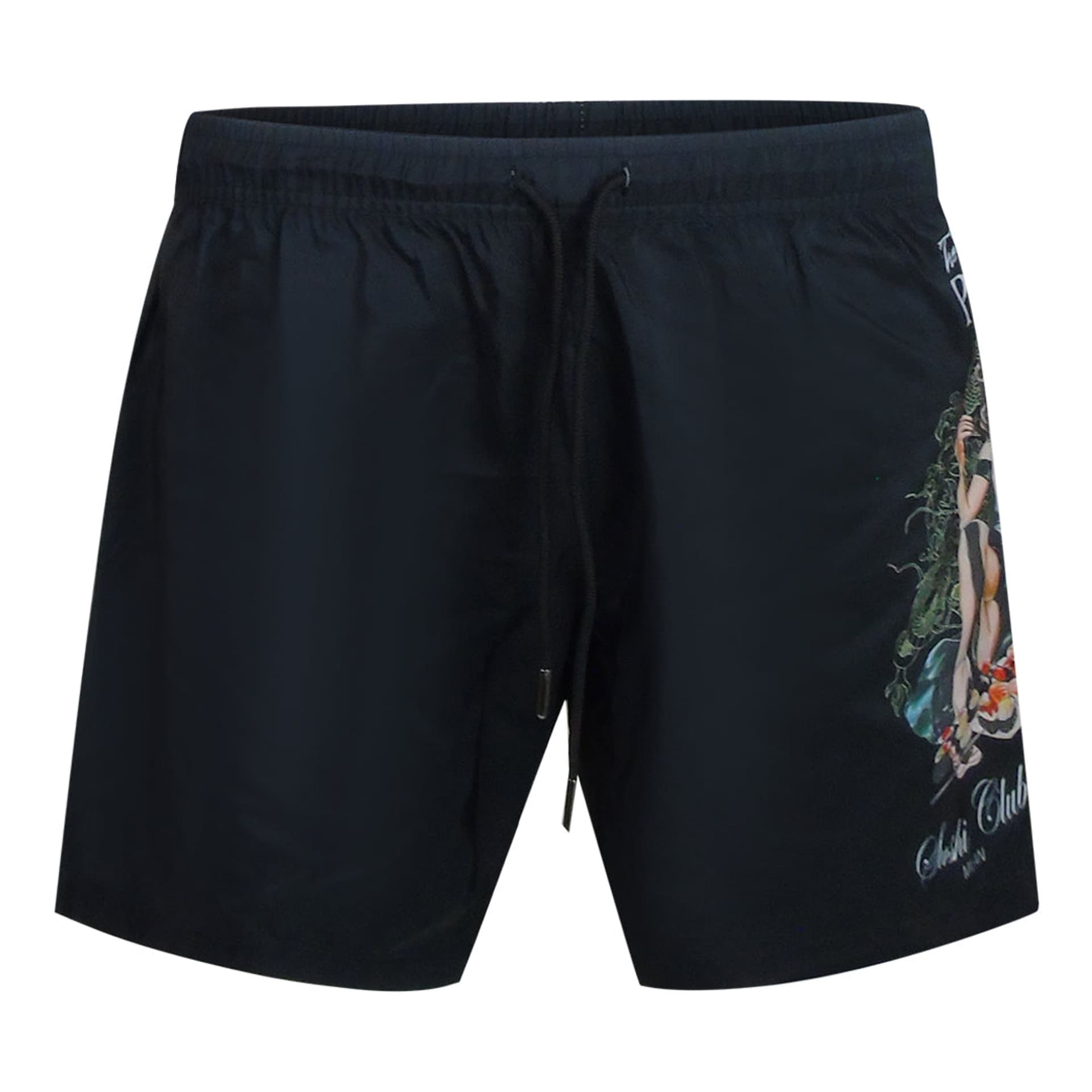 Philipp Plein Philipp Plein Men's Pin Up Swimming Shorts in Black