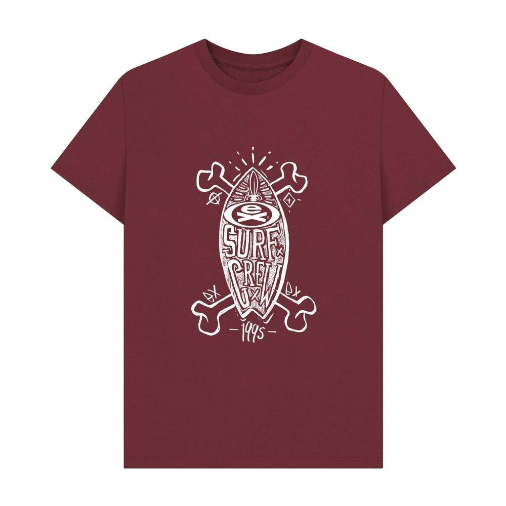 Extreme Extreme Men's 95 Crew T-Shirt in Wine - 4