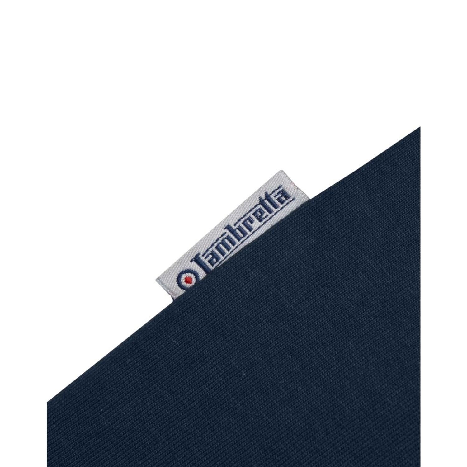 Lambretta Lambretta Men's Gingham Collar Big & Tall Polo Shirt in Navy - 4