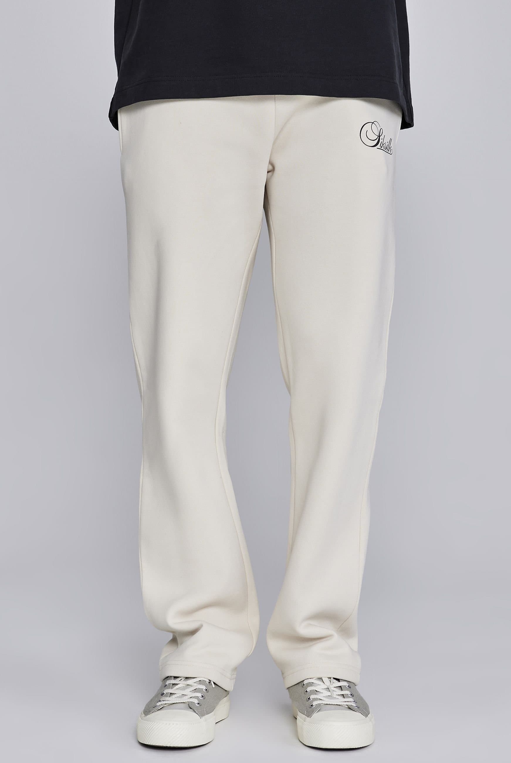 SikSilk SikSilk Men's Essentials Track Pants in Ecru