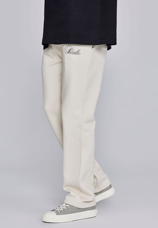 SikSilk SikSilk Men's Essentials Track Pants in Ecru - 2