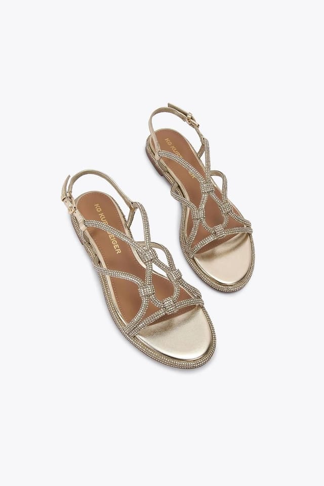 KG Kurt Geiger KG Kurt Geiger Women's 'Roonie' Sandals in Gold - 2
