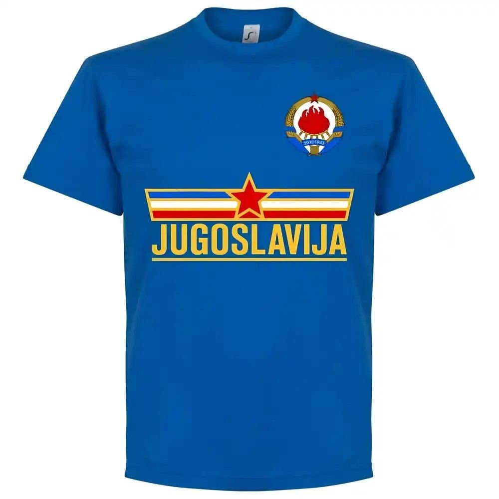 Yugoslavia Yugoslavia Men's Team T‑shirt Royal in Blue