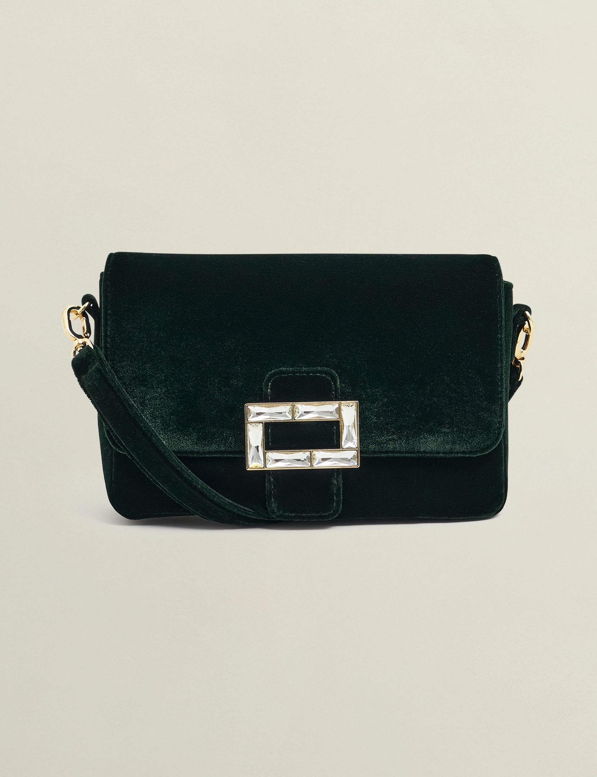 Hobbs London Hobbs London Women's ALEXANDRIA CLUTCH in Bottle Green - 2