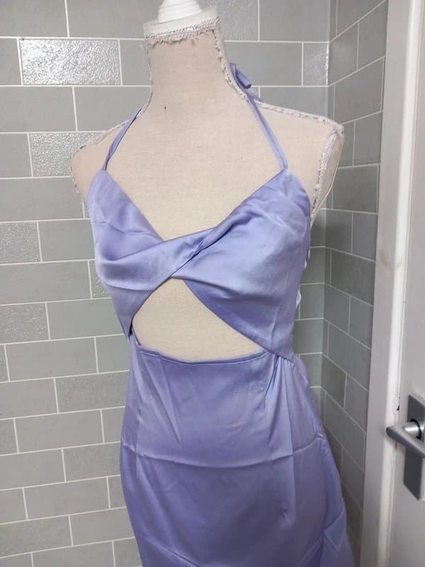 NaaNaa Lilac satin dress size uk10