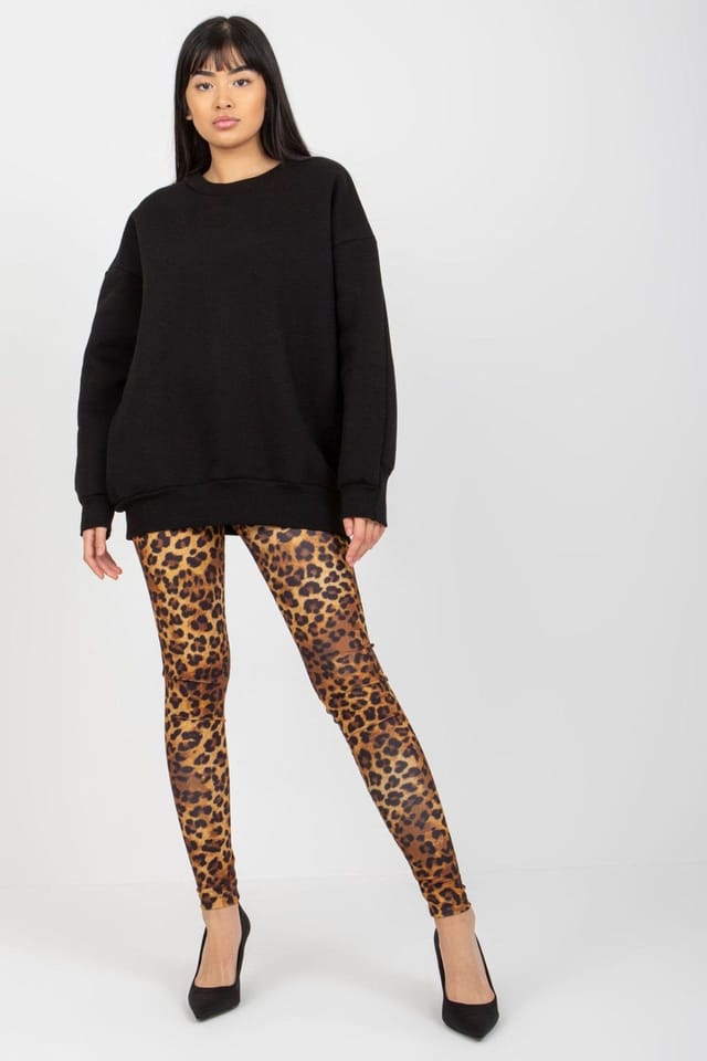 Love Lace Love Lace Women's Warm Cotton Relaxed Fit Sweatshirt in Black - 2
