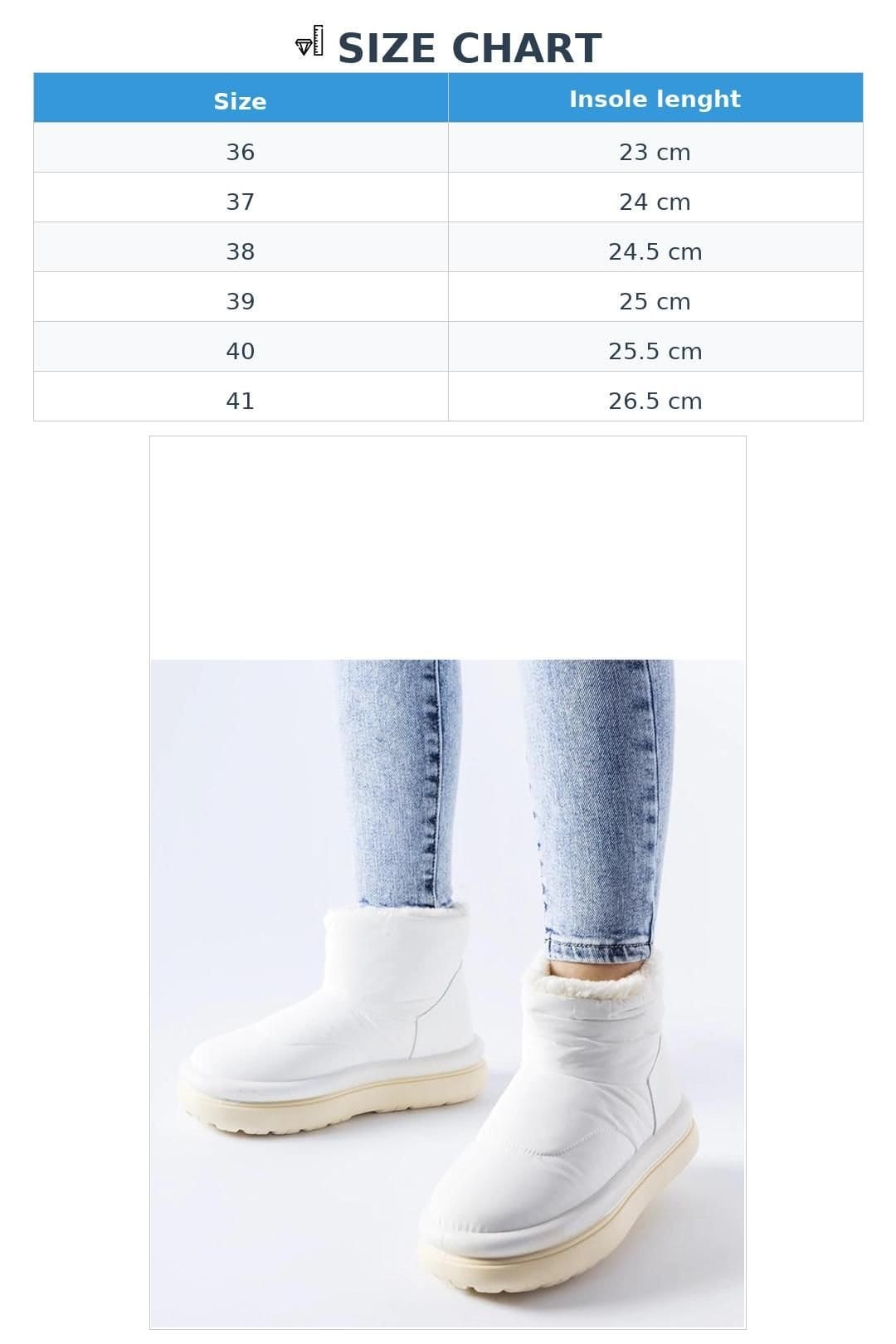 Love Lace Love Lace Women's Insulated Slip On Snow Boots with Round Toe Comfort Warm in White - 4