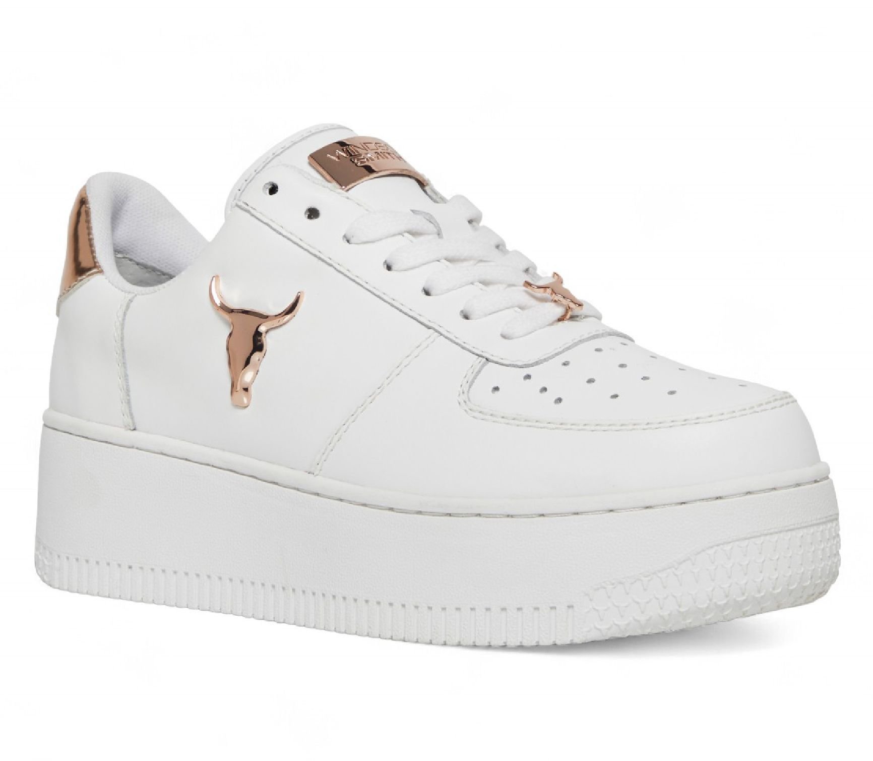 Windsor Smith Windsor Smith Women's Chunky Leather Sneakers - Rich in White - 3