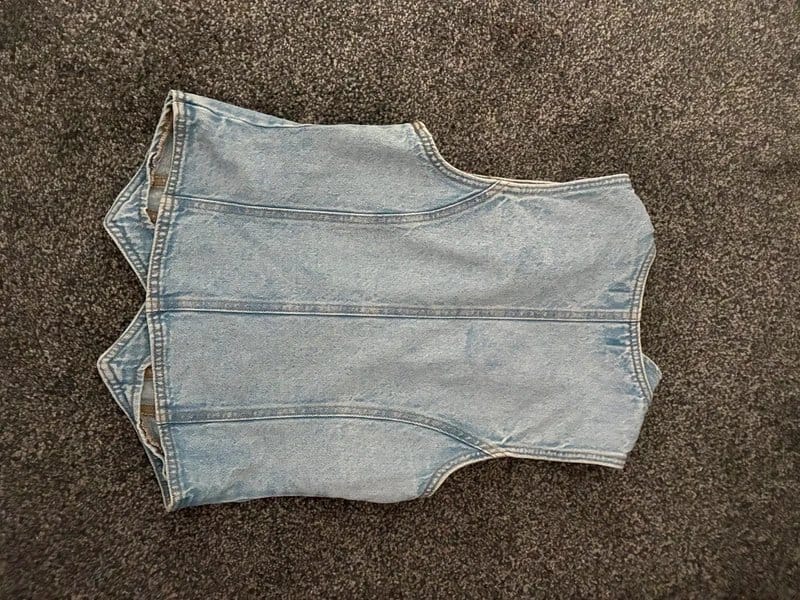 New Look Light Blue Denim Top
