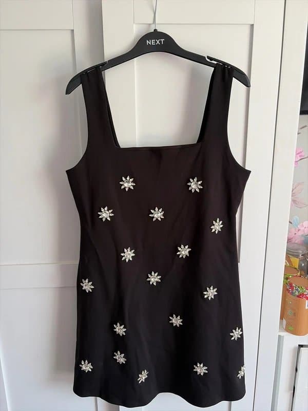 New Look New Look embellished strappy mini dress