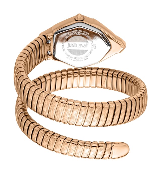 Just Cavalli Just Cavalli Women's JC1L303M0045 Ornato Snake Analog Watch for Women in Rose Gold - 2