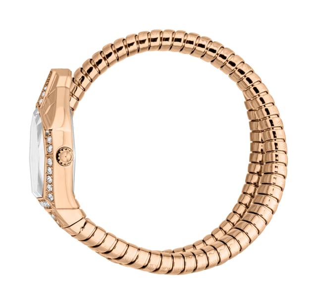 Just Cavalli Just Cavalli Women's JC1L303M0045 Ornato Snake Analog Watch for Women in Rose Gold - 3