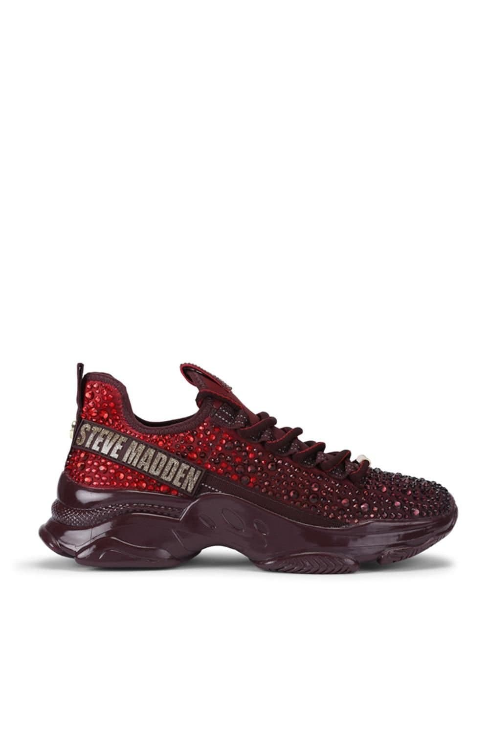 Steve Madden STEVE MADDEN Women's 'Mistica 60 Q' Trainers in Dark Red