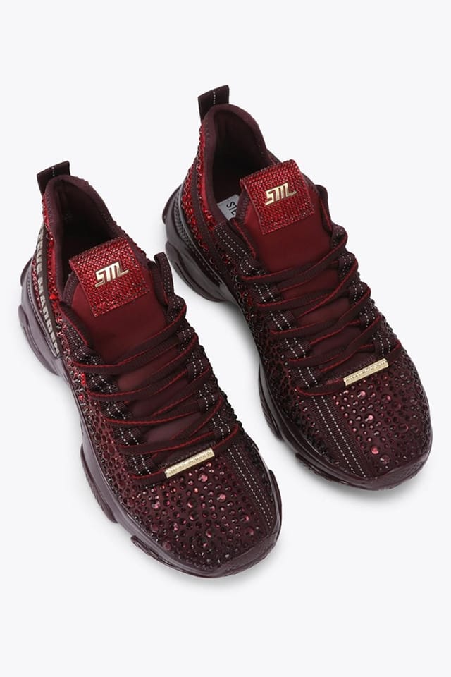 Steve Madden STEVE MADDEN Women's 'Mistica 60 Q' Trainers in Dark Red - 2
