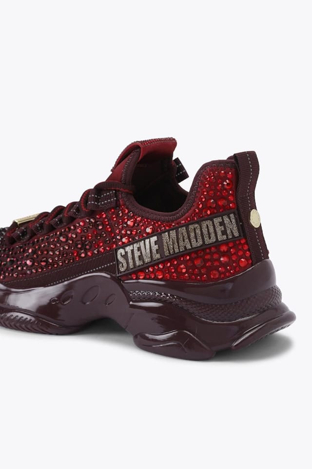 Steve Madden STEVE MADDEN Women's 'Mistica 60 Q' Trainers in Dark Red - 3