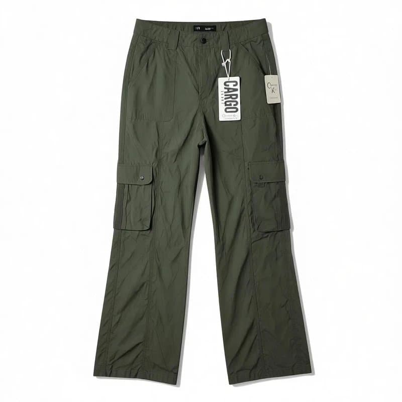 Orange kiss Orange Kiss NWT Cargo Pants Womens Medium M Casual Utility Trousers Olive